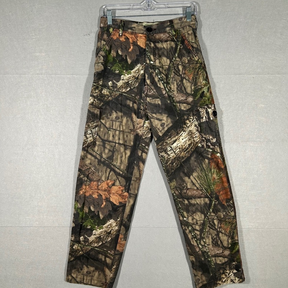 Rustic Ridge Mossy Oak mens XL Camo Cargo Pants Hunting Outdoor